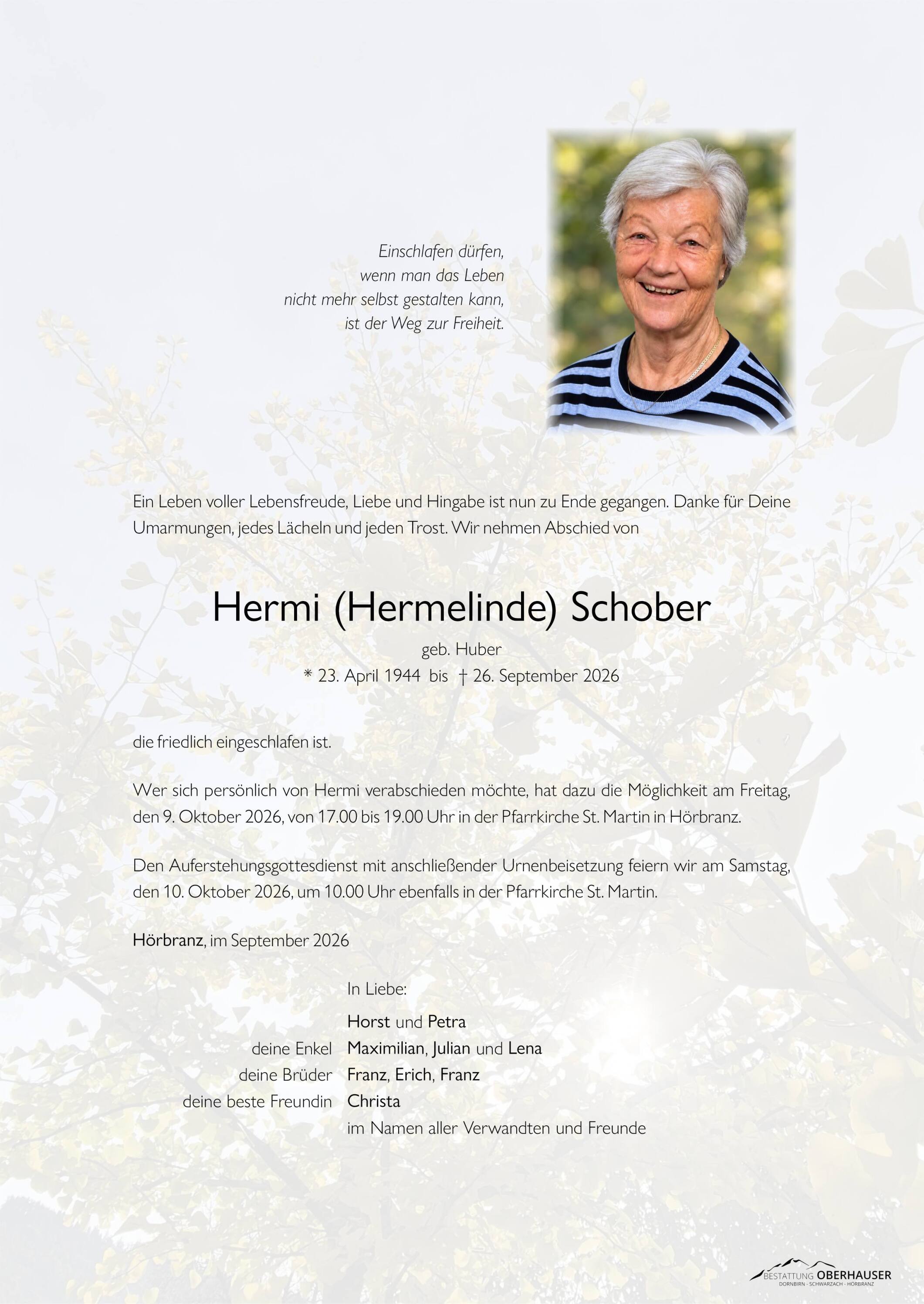 Hermi (Hermelinde) Schober